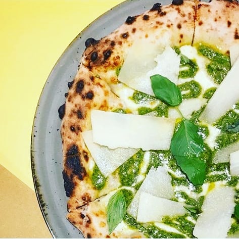 pizza al pesto genovese